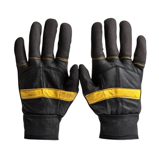 Quvon BBQ Gloves - 1472°F Extreme Heat Resistant Oven Gloves - EN407 Certified Aramid Fiber - Five-Finger Flexible Grip for Grilling, Baking & Smoker - Black